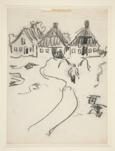 Tři domy od Ernst Ludwig Kirchner