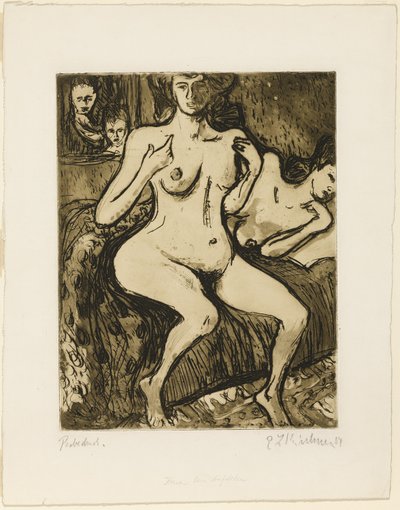 Dvě sestry od Ernst Ludwig Kirchner