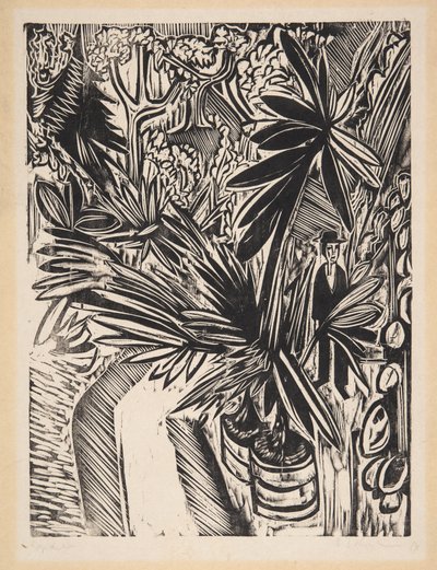 Skleník. Jena od Ernst Ludwig Kirchner