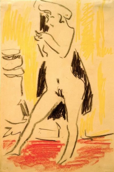 Modelka od Ernst Ludwig Kirchner