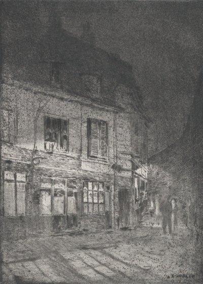 Lille: Love Lane, 1916. od Ernst Oppler