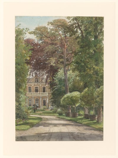 Venkovní Spaarnhout od Ernst Witkamp (signed by artist)