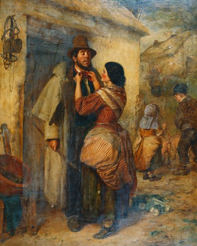 Finishing Touch, 1867 od Erskine Nicol