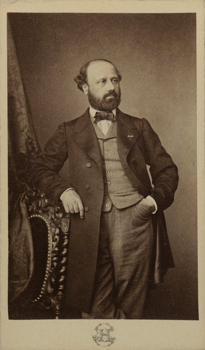 Portrét skladatele Françoise Bazina 1816-1878, cca 1760. od Erwin Hanfstaengl