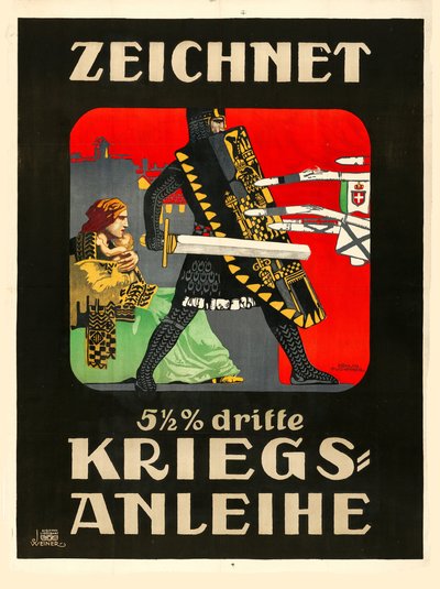 Předplaťte si třetí válečnou půjčku!, 1915. od Erwin Puchinger