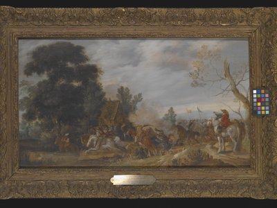 The Skirmish (olej na dřevě) od Esaias I van de Velde
