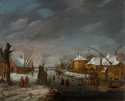 Zimní scéna od Esaias I van de Velde
