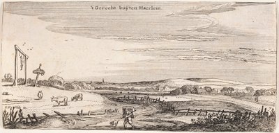 Galgebakke poblíž Haarlemu od Esaias van de Velde