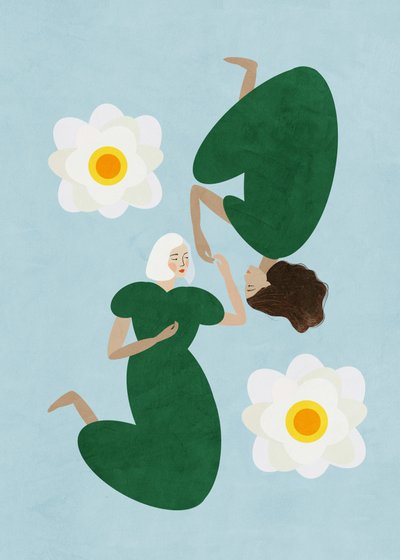 Sestry z Water Lilies od Essa Van Reis