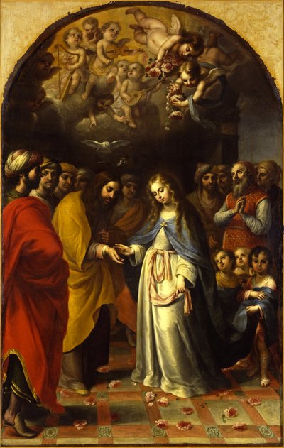 Svatba Panny, c.1693 od Esteban Márquez de Velasco