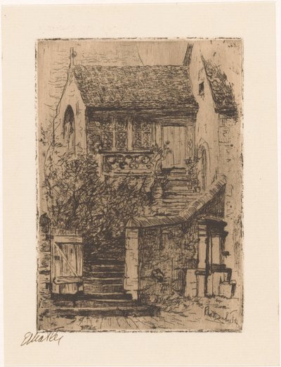 Rothenburg (původní název na objektu) od Etha Fles (signed by artist)