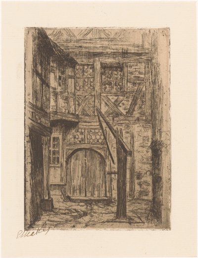 Rothenburg (původní název na objektu) od Etha Fles (signed by artist)