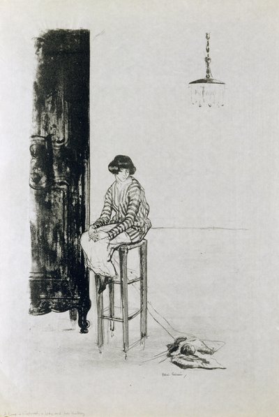 Dáma a její pletení od Ethel Gabain
