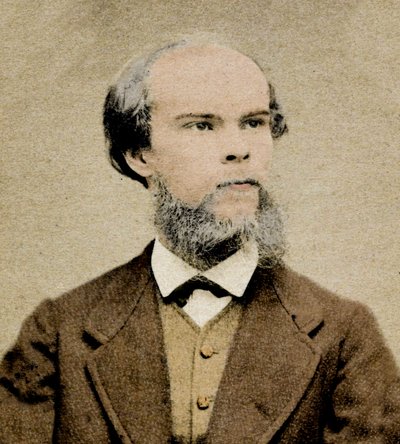 Portrét Paula Verlainea (1844-1896) po Carjatovi 1870 od Etienne (after) Carjat