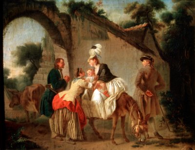 Sbohem mokré sestře, 1777. od Etienne Aubry