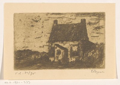 Dům v Ter Heijde nedaleko Haagu (původní název na objektu) od Etienne Bosch (signed by artist)