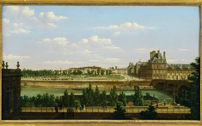 Le Palais et le Jardin des Tuileries versus le Quai d