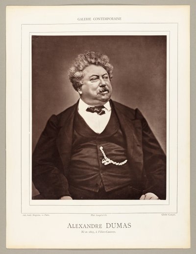 Alexandre Dumas (francouzský romanopisec a dramatik, 1802-1870) od Etienne Carjat