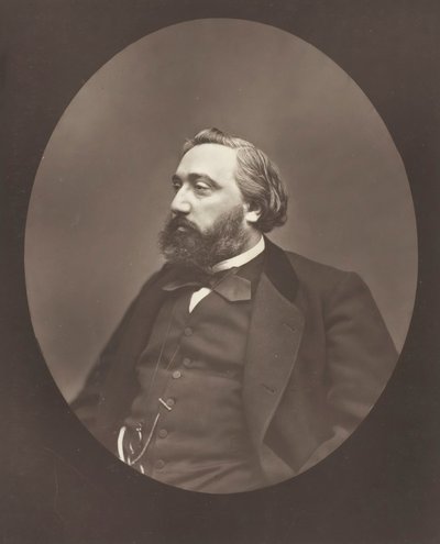 Gambetta, c. 1876. od Etienne Carjat
