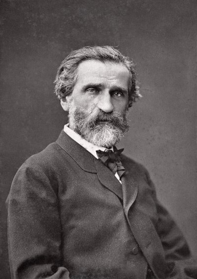 Giuseppe Verdi (1813-1901) 1877 (viz také 124001) od Etienne Carjat