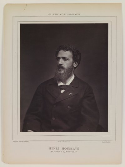 Henri Houssaye od Etienne Carjat