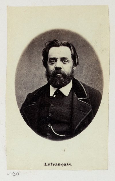 Lefrançois Adolphe Gustave, zvaný Gustave Lefrançais (1826-1901). Učitel, který roku 1849 s Pauline Roland (1805-1852) založil Sdružení socialistických učitelů. Jako člen Komuny zasedal v Komisi práce a financí.... od Etienne Carjat