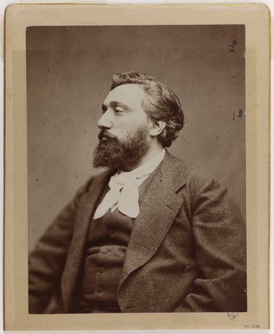 Léon Gambetta (1838-1882), advokát a politik. od Etienne Carjat