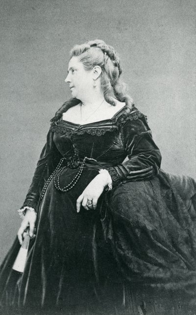 Marie Daubrun (černobílá fotografie) od Etienne Carjat