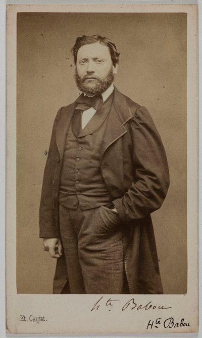 Portrét Hippolyta Baboua (nebo Jean-sans-Peur), (1824-1878), (literát) od Etienne Carjat