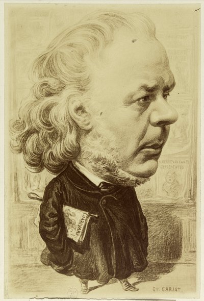 Portrét Daumiera od Etienne Carjat