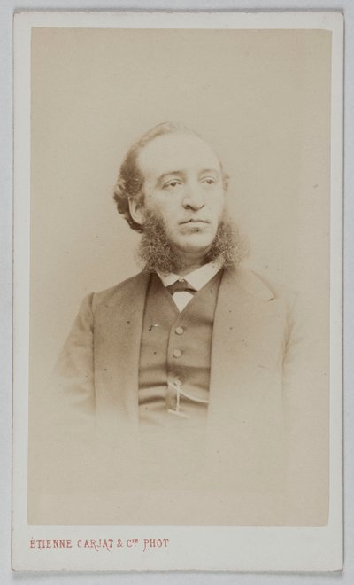 Portrét Julese Ferryho (1832-1893), politika, advokáta, zplnomocněného ministra od Etienne Carjat