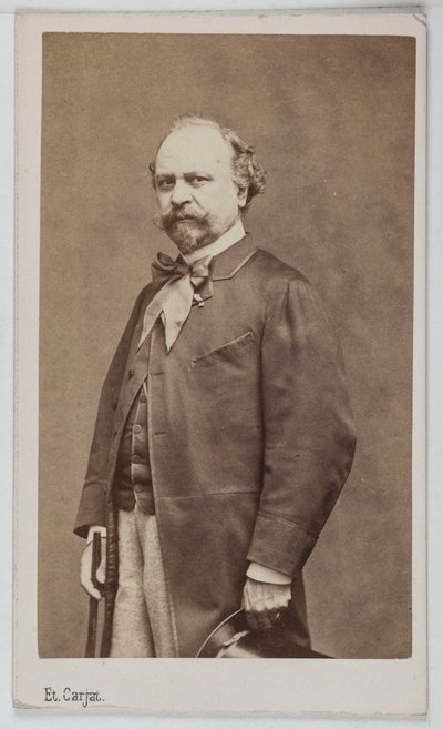 Portrét Giuseppeho Palizziho (1813-1887), italského malíře. od Etienne Carjat