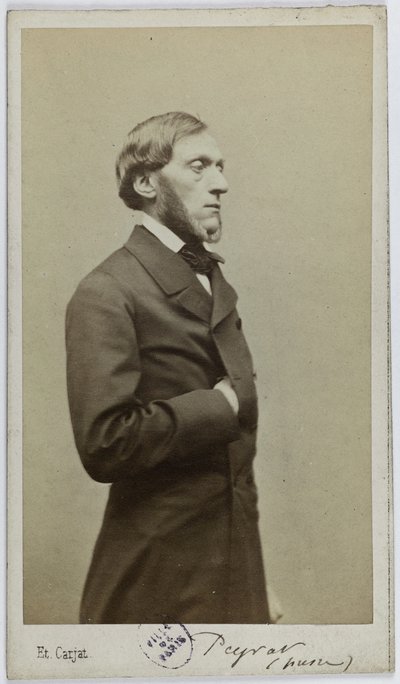 Portrét Peyrata Alphonse, (1812 - 1890), (publicista, politik) od Etienne Carjat