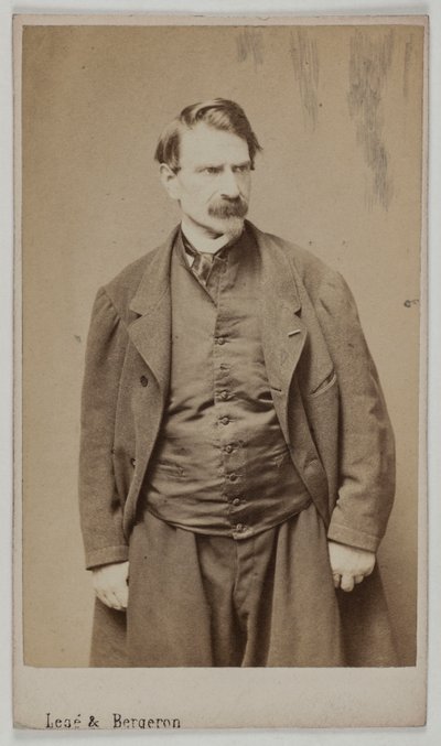Portrét Françoise Delsarteho, asi 1870-90 (albumenový tisk) od Etienne Carjat