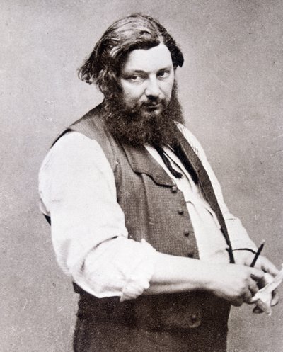Portrét Gustava Courbeta (1819-1877) od Etienne Carjat