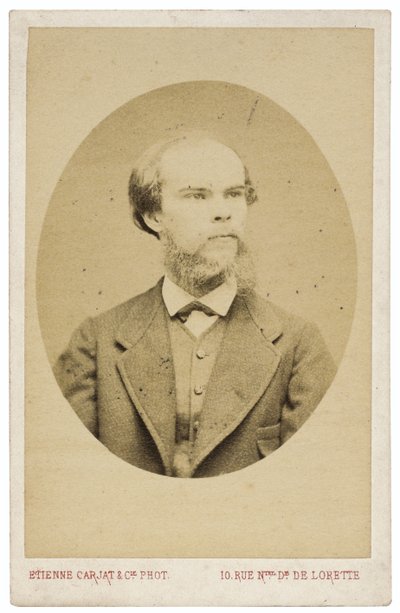Portrét básníka Paula Verlaina 1844-1896, c. 1870 od Etienne Carjat