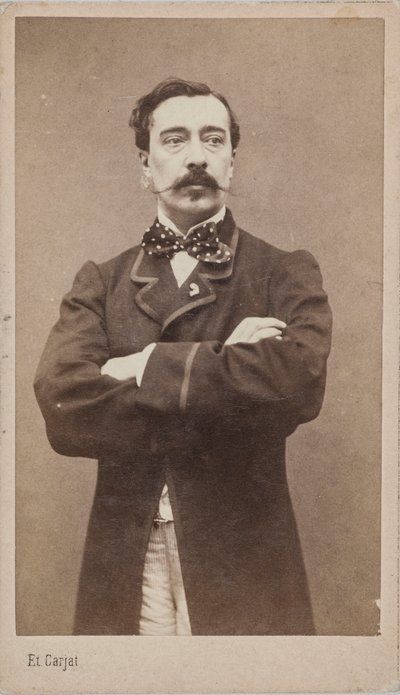 Portrét malíře Alfreda Stevense 1828-1906, c. 1870. od Etienne Carjat