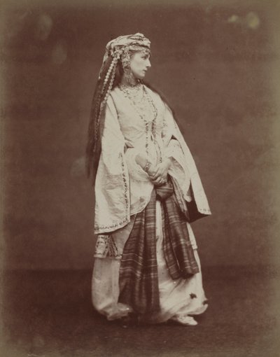 Sarah Bernhardt v "Zaire" od Voltaira od Etienne Carjat