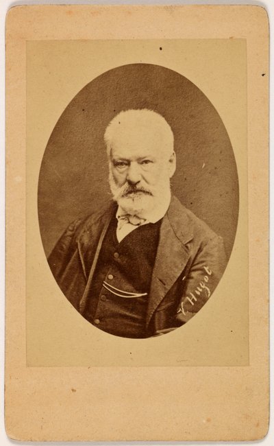 Victor Hugo zepředu od Etienne Carjat