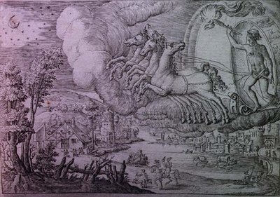 Alegorie Slunce z "Emblemes Moraux" (rytina) od Etienne Delaune