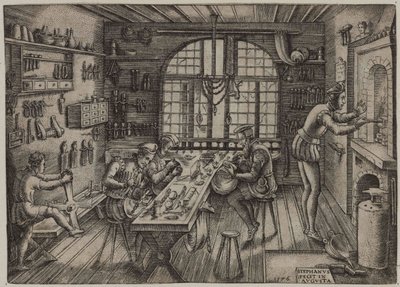 Zlatnictví, 1576. od Etienne Delaune
