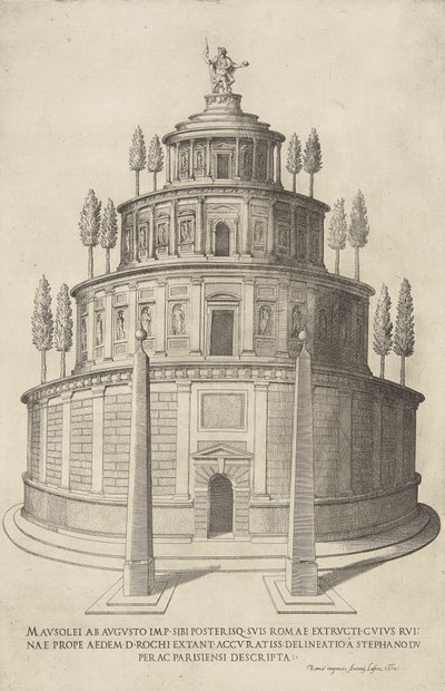 Mauzolea Ab Augusto Imp od Etienne Duperac