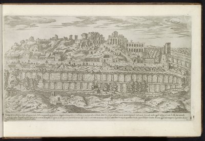 Palatine Hill a Circus Maximus v Římě Starověké budovy (název série) I vestigi dell
