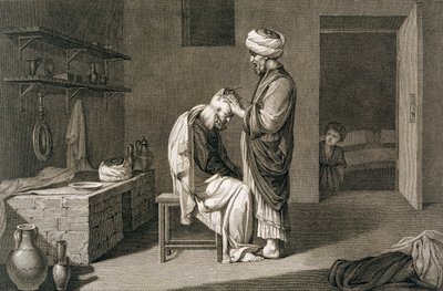 "Lazebník", 1822 od Etienne Frederic Lignon
