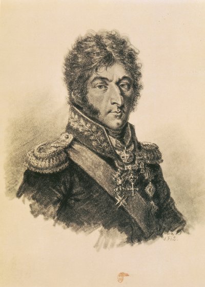kníže Petr Ivanovič Bagration (1765-1812) od Etienne-Gustave Aubin