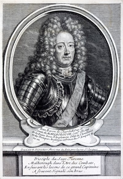 John Churchill od Etienne Jehandier (after) Desrochers