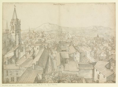 Část koleje  Avignon  1617 : část Avignonu od Etienne Martellange