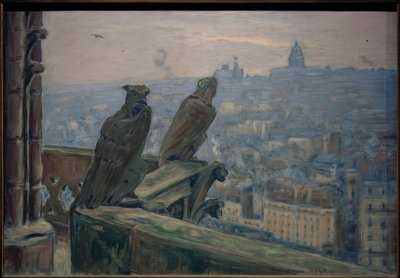 Paříž při pohledu z Notre-Dame od Etienne Moreau Nelaton