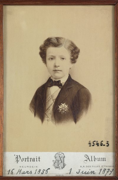 Portrét císařského prince od Etienne & Neurdein Louis Antonin (1846 p. 1915) Neurdein