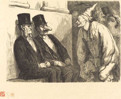 Ples v opeře: Příliš se bavíte! od Etienne after Honoré Daumier